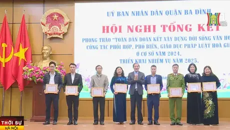 Quận Ba Đình chú trọng xây dựng đời sống văn hoá