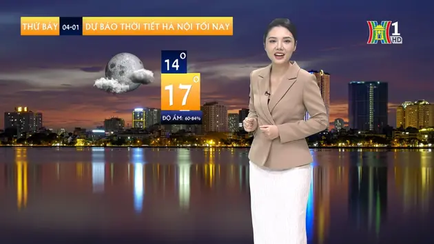 Dự báo thời tiết chiều | 04/01/2025