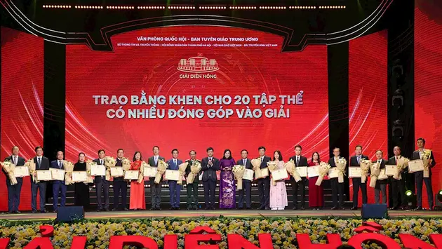 83 tác phẩm báo chí xuất sắc đạt giải Diên Hồng