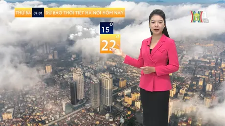 Dự báo thời tiết trưa | 07/01/2025