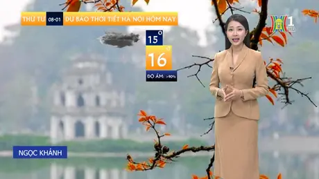 Dự báo thời tiết | 08/01/2025