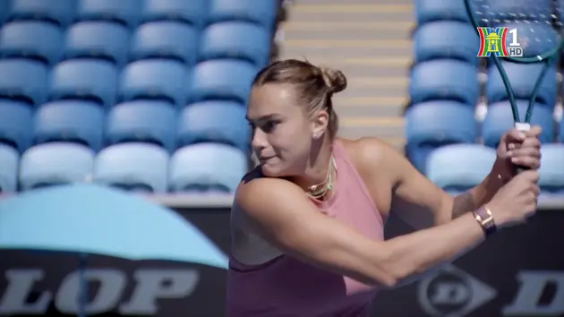 Aryna Sabalenka chuẩn bị cho giải GrandSlam đầu tiên trong năm