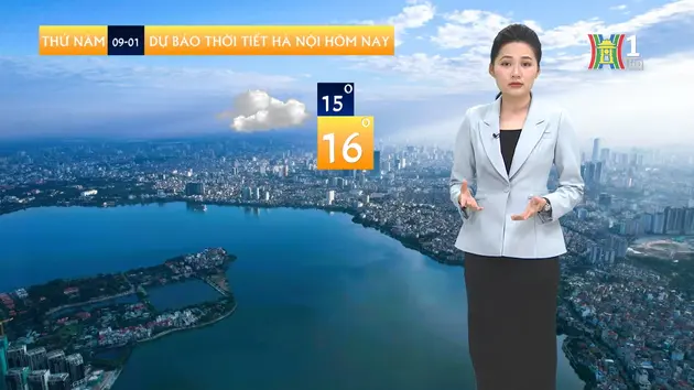 Dự báo thời tiết | 09/01/2025