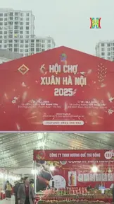 Rộn ràng hội chợ xuân Hà Nội