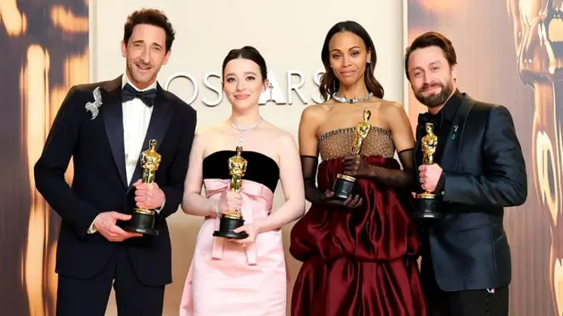 'Anora' đại thắng với 5 tượng vàng của Oscar 2025