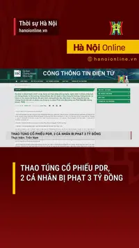 Phạt 3 tỷ đồng hành vi thao túng cổ phiếu PDR