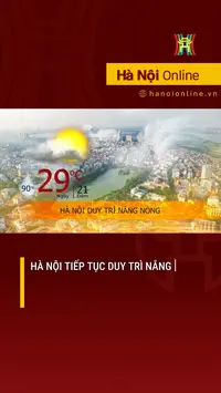 Hà Nội duy trì nắng nóng