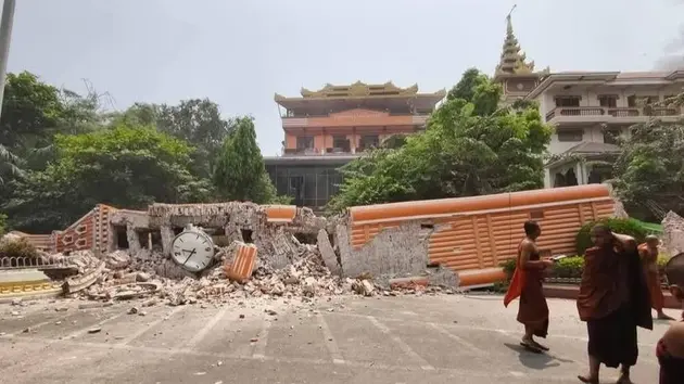 Chưa ghi nhận người Việt bị nạn do động đất ở Myanmar