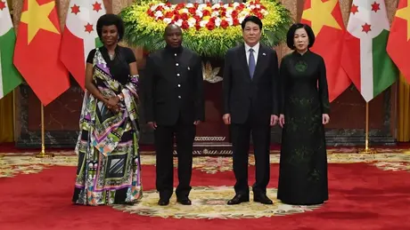 Lễ đón Tổng thống nước Cộng hòa Burundi thăm Việt Nam