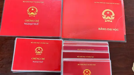 Phạt tới 7 năm tù nếu làm giả chứng chỉ ngoại ngữ