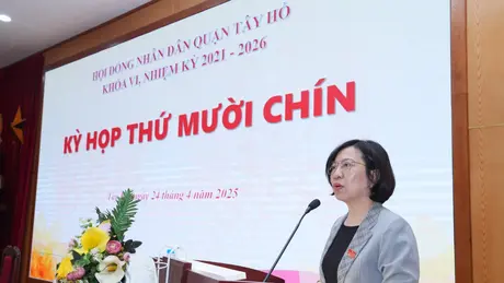Quận Tây Hồ thông qua phương án sắp xếp đơn vị hành chính
