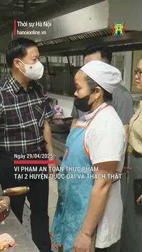 Phát hiện nhiều vi phạm ATTP tại Quốc Oai và Thạch Thất