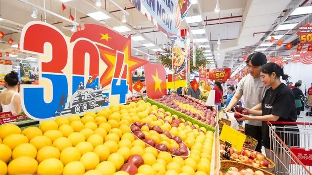 Dự kiến sức mua tăng 20 - 30% trong dịp lễ 30/4
