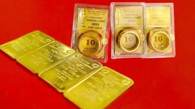 Giá vàng trong nước tiếp tục duy trì ở mức cao