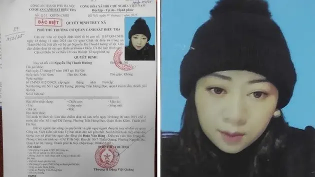 Truy nã đối tượng Nguyễn Thị Thanh Hường