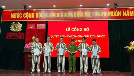 Ngày trở về của hơn 8.000 phạm nhân được đặc xá