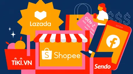 Sàn thương mại điện tử Việt thua trên sân nhà