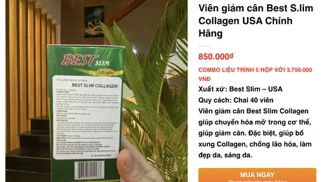 Yêu cầu gỡ quảng cáo sản phẩm chứa chất cấm