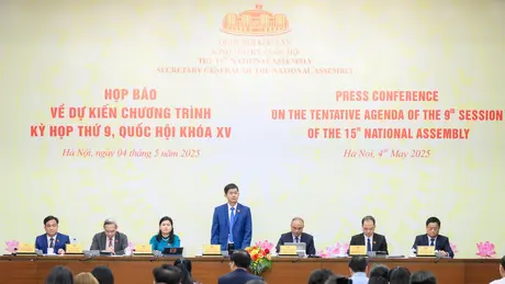 Kỳ họp thứ 9, Quốc hội khóa XV sẽ là kỳ họp lịch sử