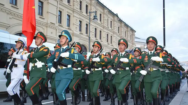 Đoàn QĐND Việt Nam sơ duyệt Lễ duyệt binh trên Quảng trường Đỏ