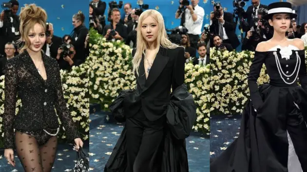 Bộ ba BlackPink 'đối đầu' thời trang tại Met Gala 2025