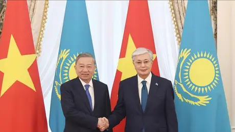 Nâng cấp quan hệ Việt Nam - Kazakhstan lên Đối tác chiến lược