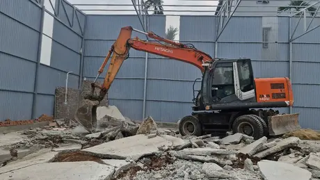 Quốc Oai cưỡng chế công trình vi phạm đất đai