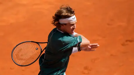Andrey Rublev sớm dừng bước ở giải Rome mở rộng 2025