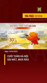 Thời tiết 10/5: Cuối tuần Hà Nội dịu mát, có mưa rào