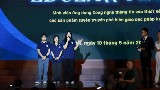 Sinh viên sáng tạo trong tuyên truyền pháp luật