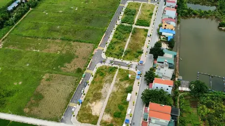 Đấu giá đất tại Thạch Thất, cao nhất hơn 56 triệu đồng/m2
