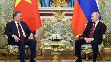 Tổng Bí thư Tô Lâm hội đàm với Tổng thống Nga Vladimir Putin