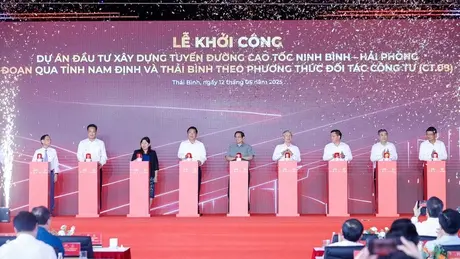 Thủ tướng dự khởi công cao tốc và KCN tại Thái Bình