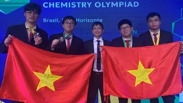 Việt Nam giành trọn huy chương Olympic Hóa học Quốc tế Mendeleev