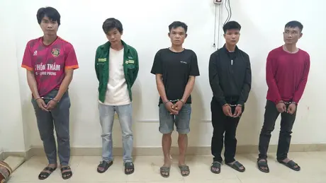 Bắt giữ 5 đối tượng gây ra 3 vụ cướp