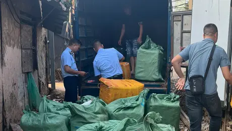 Tạm giữ 800kg trứng gà non, tràng gà không rõ nguồn gốc