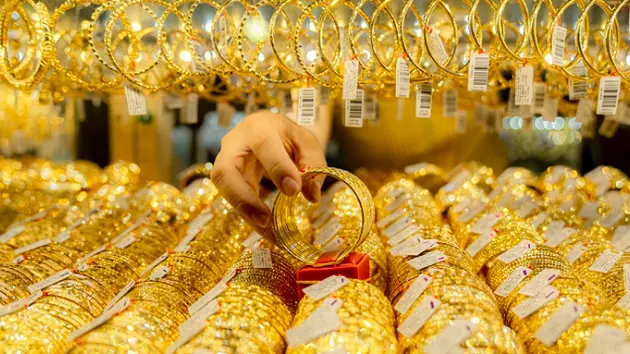 Giá vàng trong nước đồng loạt giảm