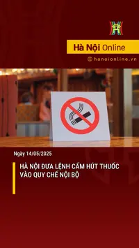 Hà Nội đưa lệnh cấm hút thuốc vào quy chế nội bộ