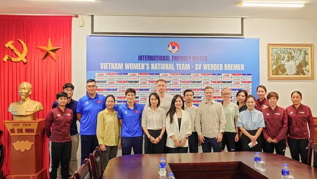 ĐT nữ Việt Nam và CLB Werder Bremen sẵn sàng giao hữu