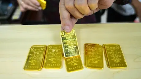 Giá vàng miếng SJC chiều 16/5 tăng mạnh