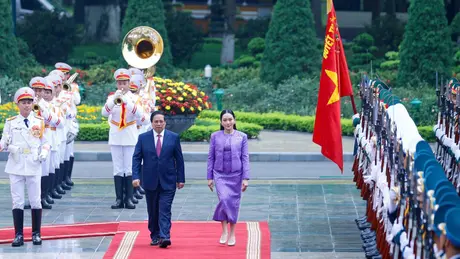 Lễ đón chính thức Thủ tướng Thái Lan thăm Việt Nam