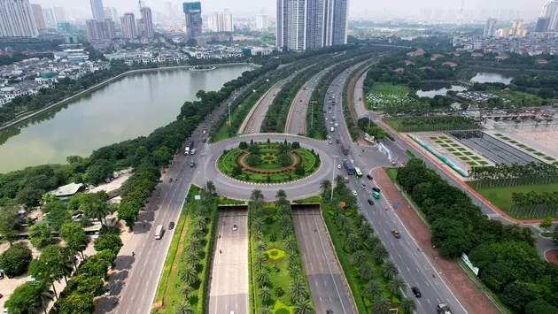 Giao thông Đại lộ Thăng Long điều chỉnh từ ngày 16/5