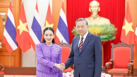 Tổng Bí thư Tô Lâm tiếp Thủ tướng Thái Lan