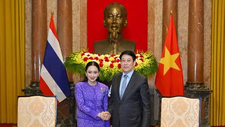 Chủ tịch nước Lương Cường tiếp Thủ tướng Thái Lan
