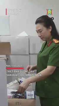Đường dây 100 tấn thực phẩm chức năng giả bị triệt phá