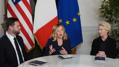 Phó Tổng thống Mỹ gặp lãnh đạo EU và Italia