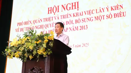 Quận Hoàn Kiếm tổ chức lấy ý kiến sửa đổi Hiến pháp