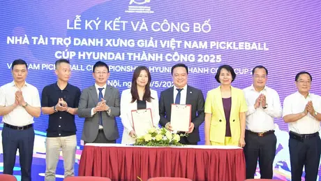 Công bố Giải Pickleball Việt Nam-Cúp Hyundai Thành Công 2025