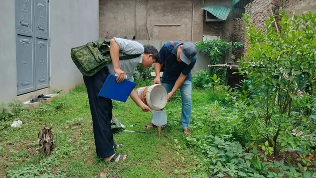 CDC Hà Nội giám sát ổ dịch sốt xuất huyết cũ