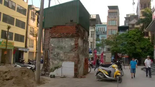 Nhà nằm ngay giữa đường Nguyễn Ngọc Doãn
